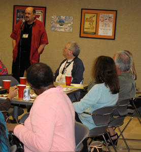 Tony N Todaro and crowd