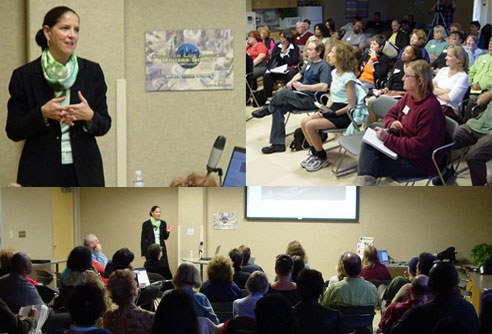 Susand Driscoll at the Greater Los Angeles Writers Society