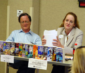 Tim Powers and Joni Lubaqui at the Greater Los Angeles Writers Society